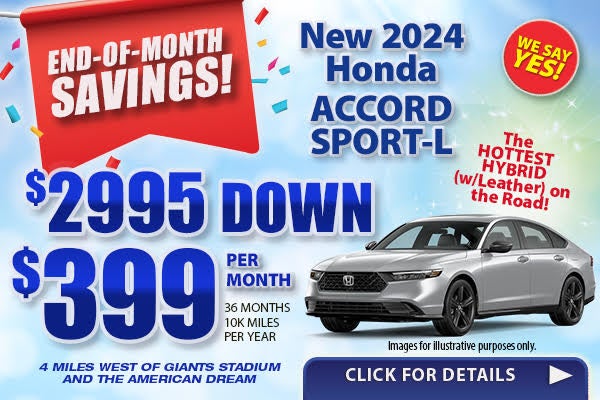 Accord Sport-L Lease Special