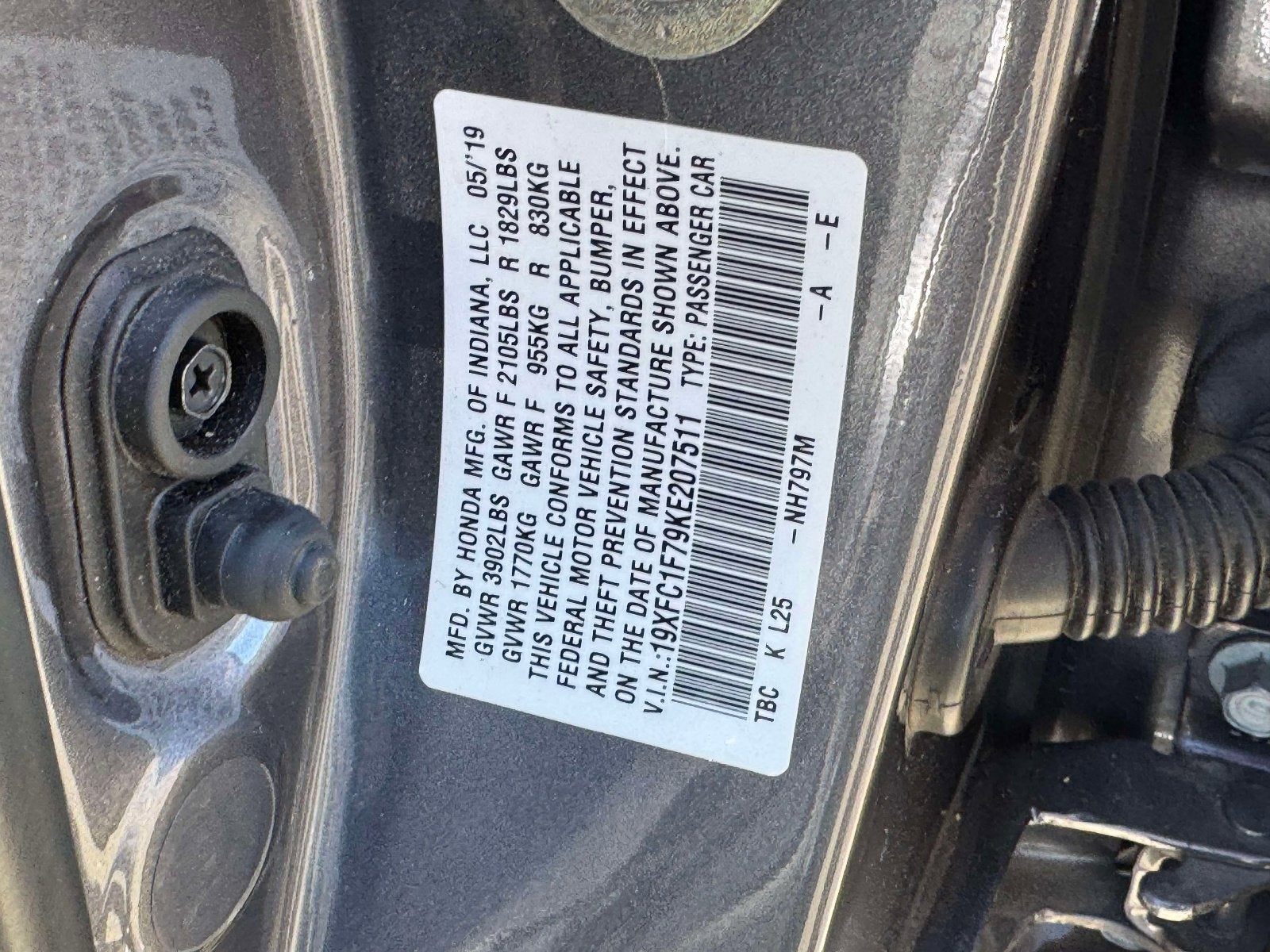 2019 Honda Civic EX-L