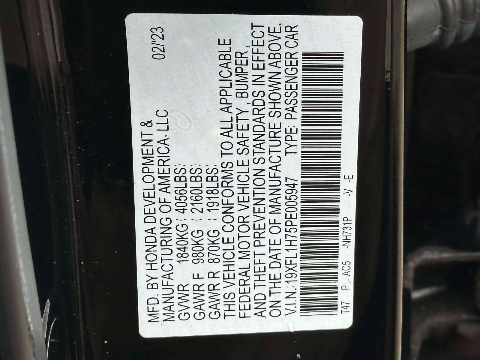 2023 Honda Civic EX-L