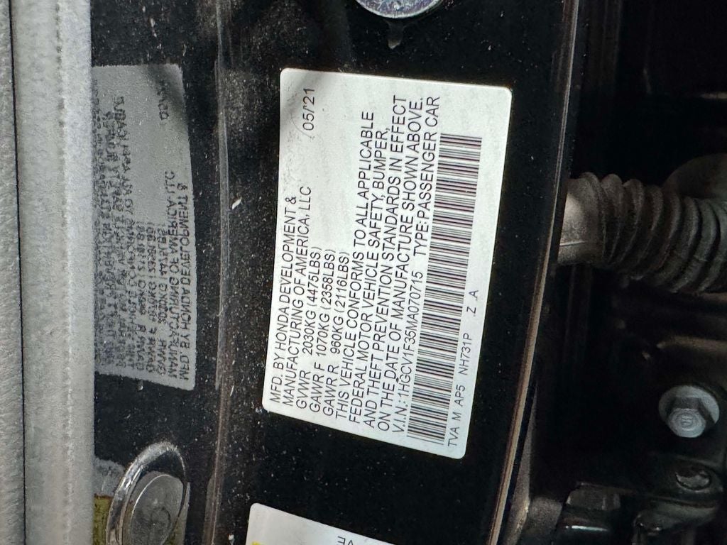 2021 Honda Accord Sport