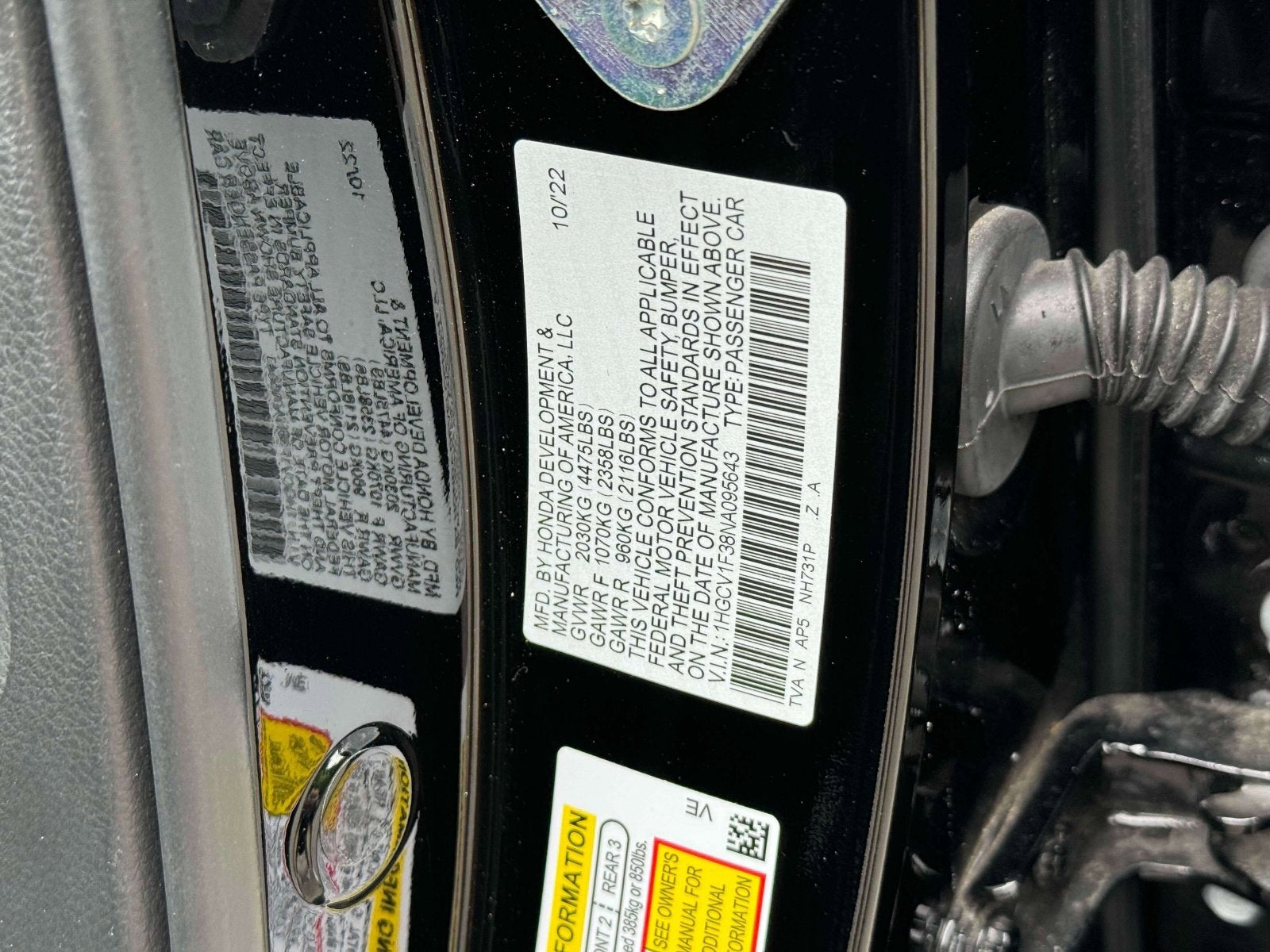 2022 Honda Accord Sport