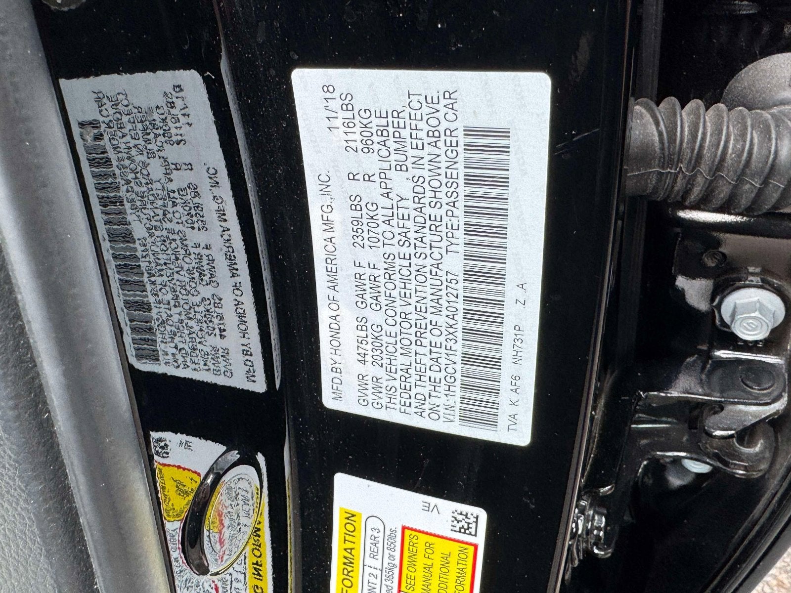 2019 Honda Accord Sport 1.5T