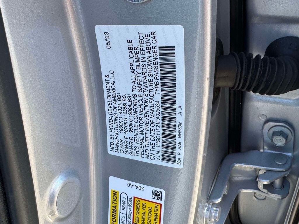 2023 Honda Accord LX