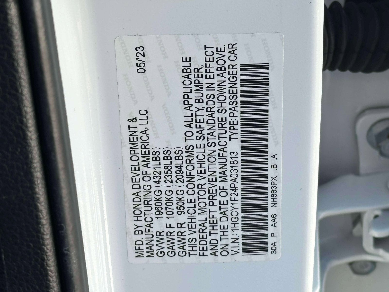 2023 Honda Accord LX