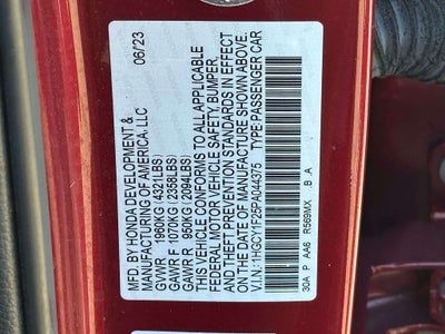 2023 Honda Accord LX