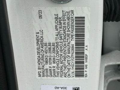 2023 Honda Accord LX