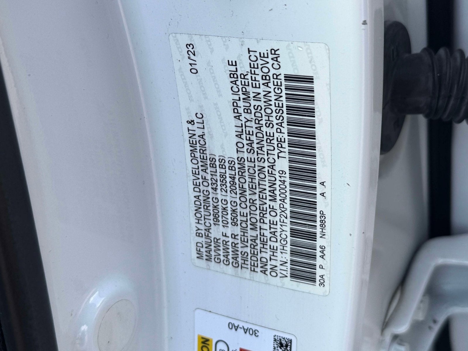 2023 Honda Accord LX