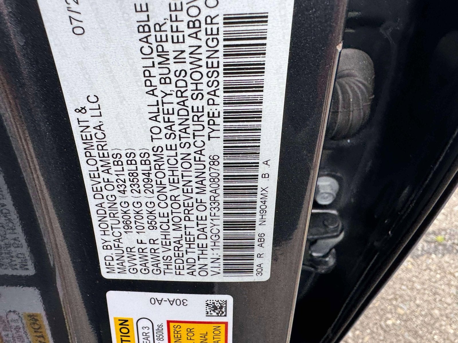 2024 Honda Accord EX