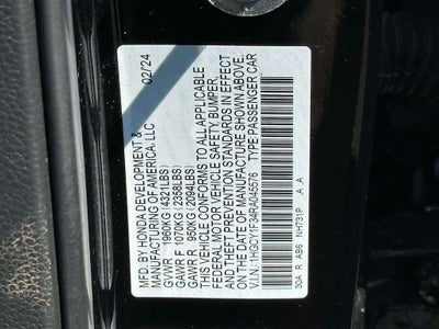 2024 Honda Accord EX