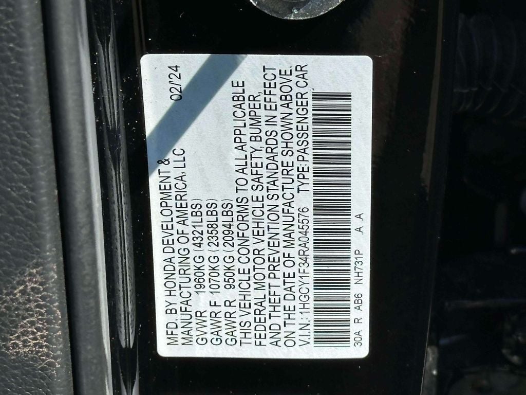 2024 Honda Accord EX