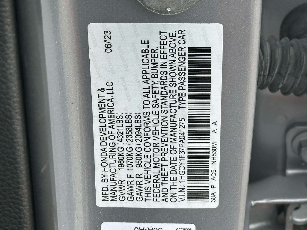 2023 Honda Accord EX