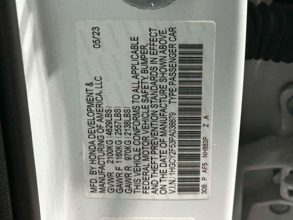 2023 Honda Accord Hybrid Sport