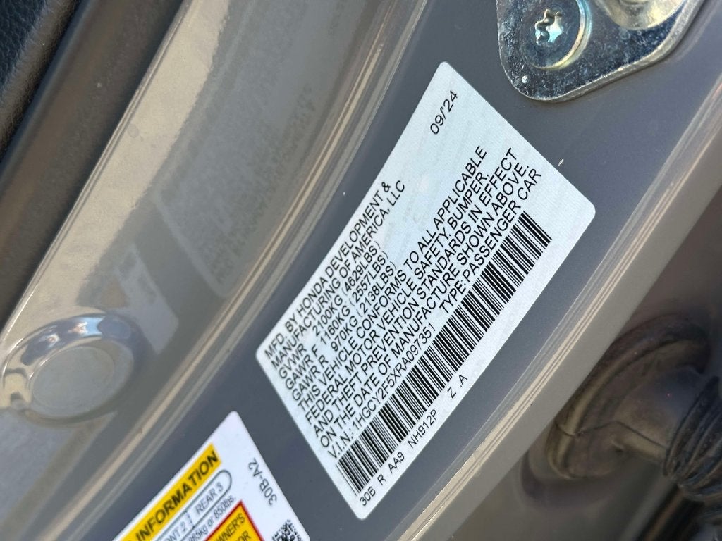 2024 Honda Accord Hybrid Sport
