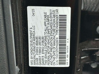 2023 Honda Accord Hybrid EX-L
