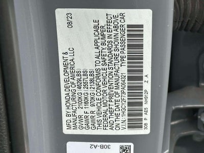 2023 Honda Accord Hybrid Sport-L