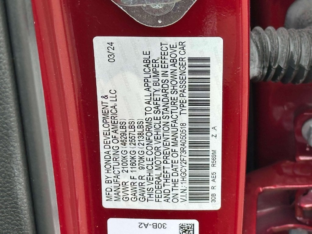 2024 Honda Accord Hybrid Sport-L