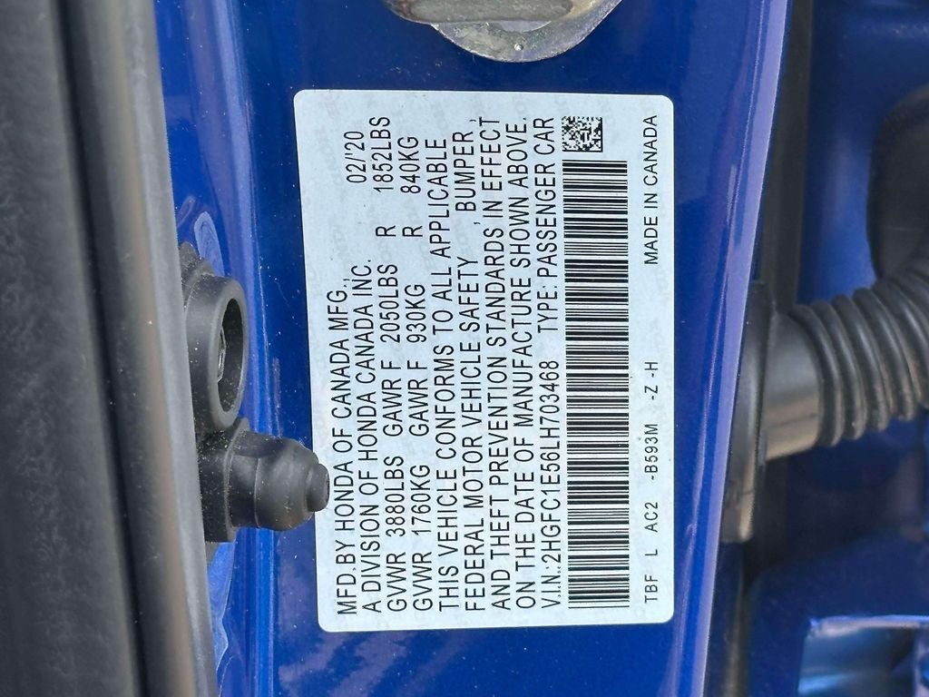 2020 Honda Civic Si