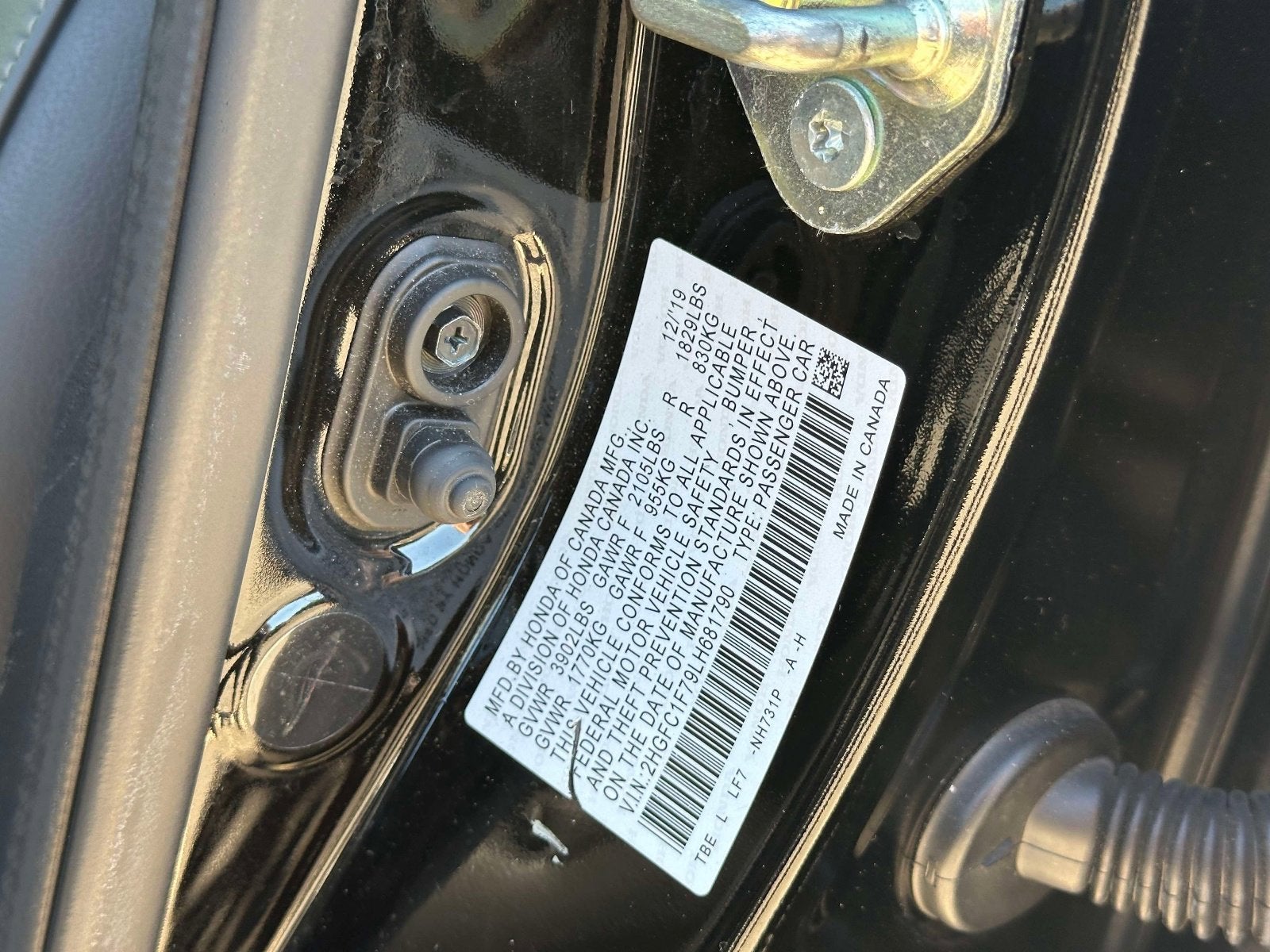 2020 Honda Civic EX-L