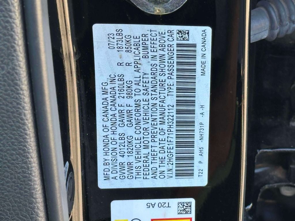 2023 Honda Civic EX