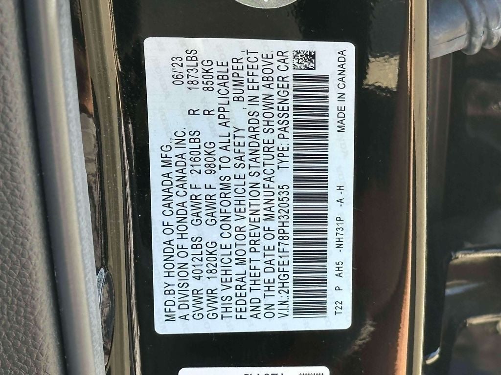 2023 Honda Civic EX