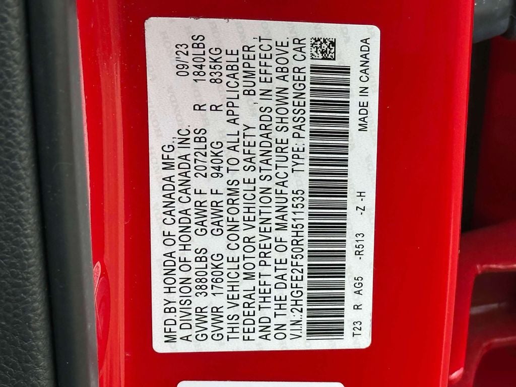 2024 Honda Civic Sport