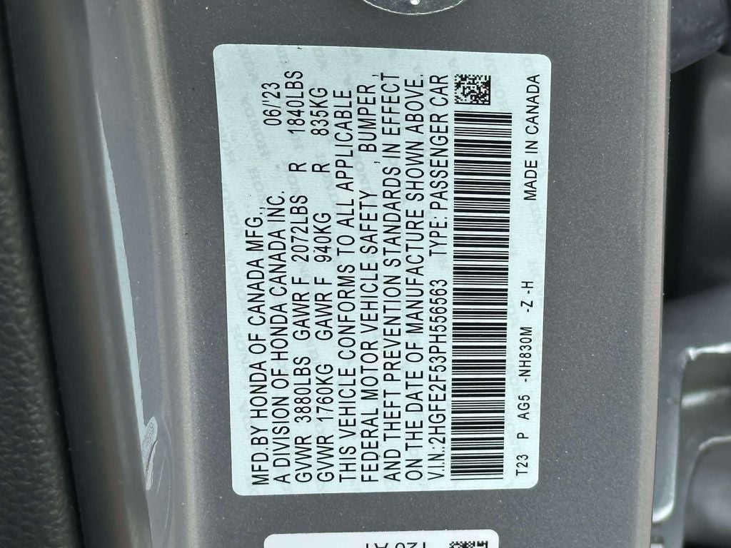 2023 Honda Civic Sport