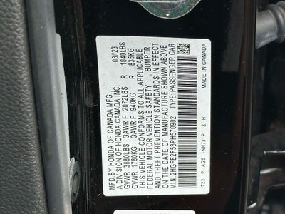 2023 Honda Civic Sport