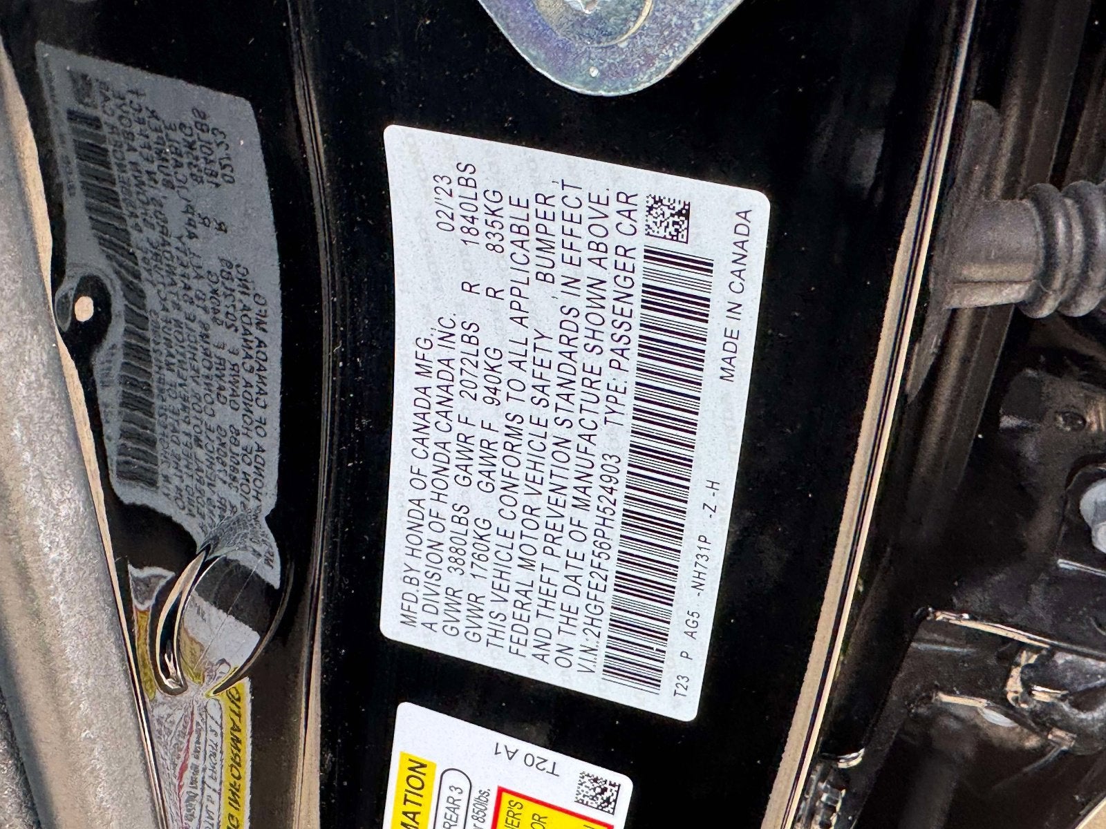 2023 Honda Civic Sport