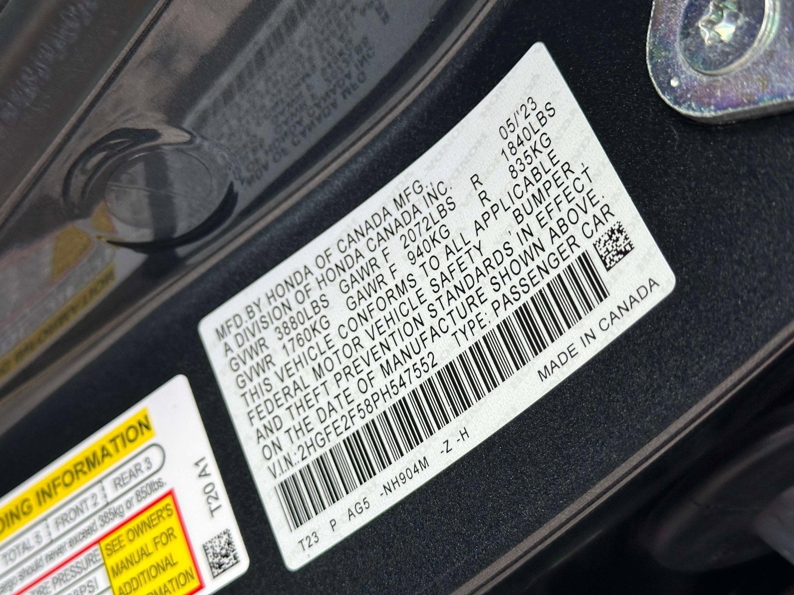 2023 Honda Civic Sport