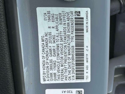2024 Honda Civic Sport