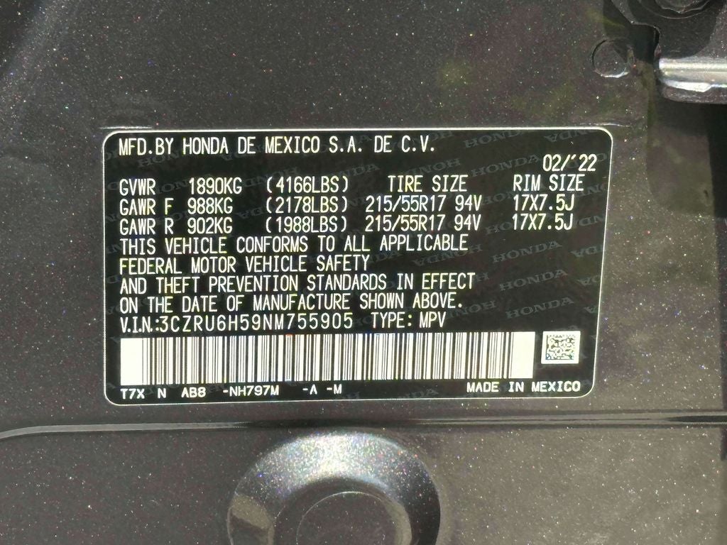 2022 Honda HR-V EX