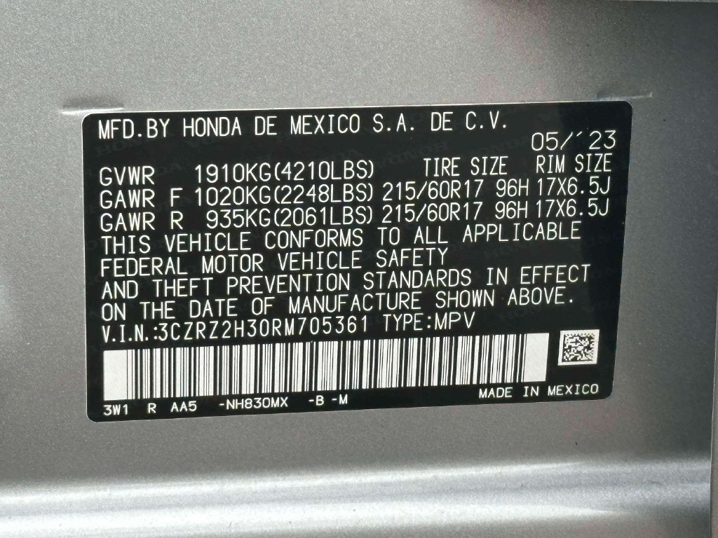 2024 Honda HR-V LX