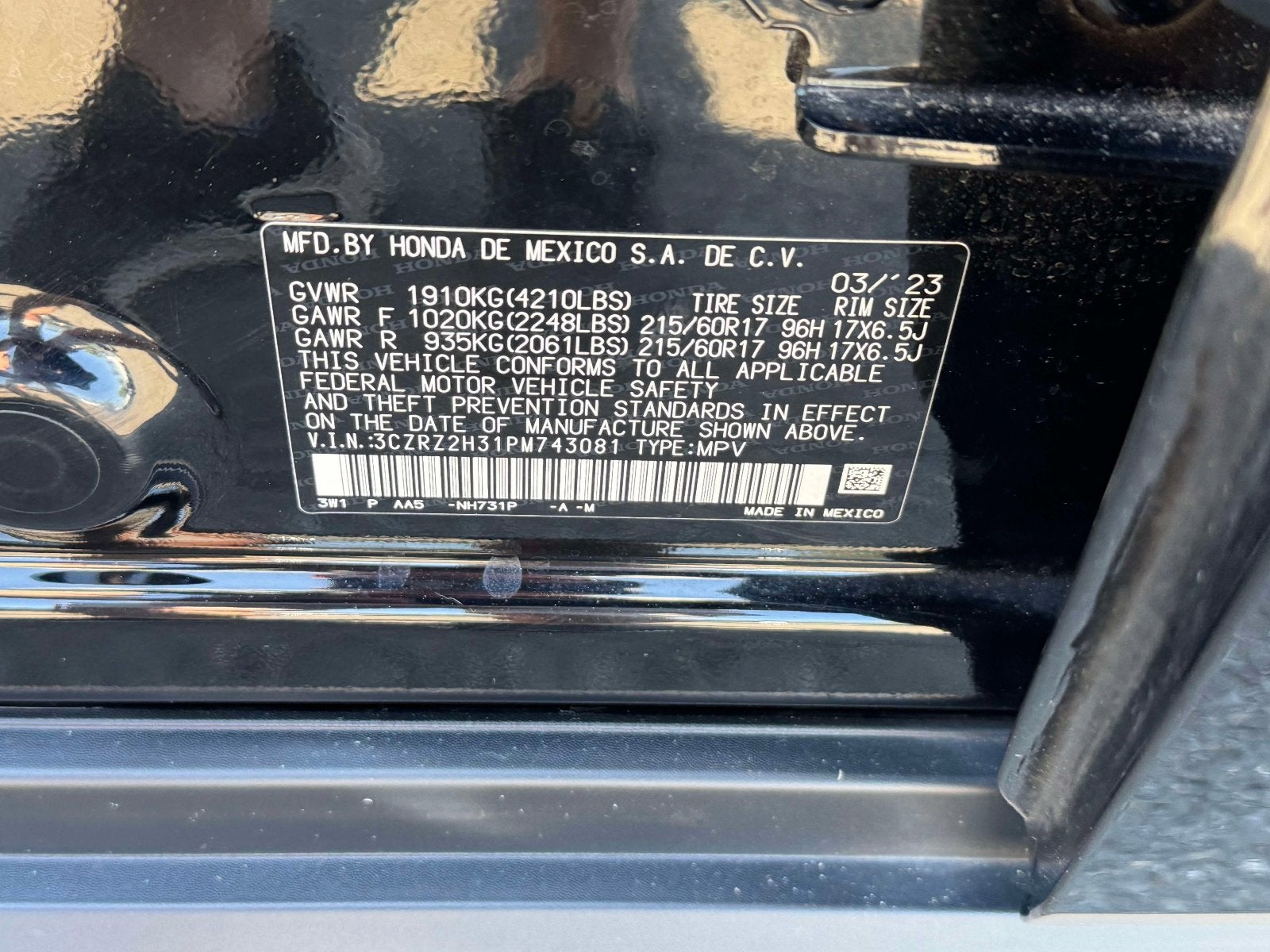 2023 Honda HR-V LX