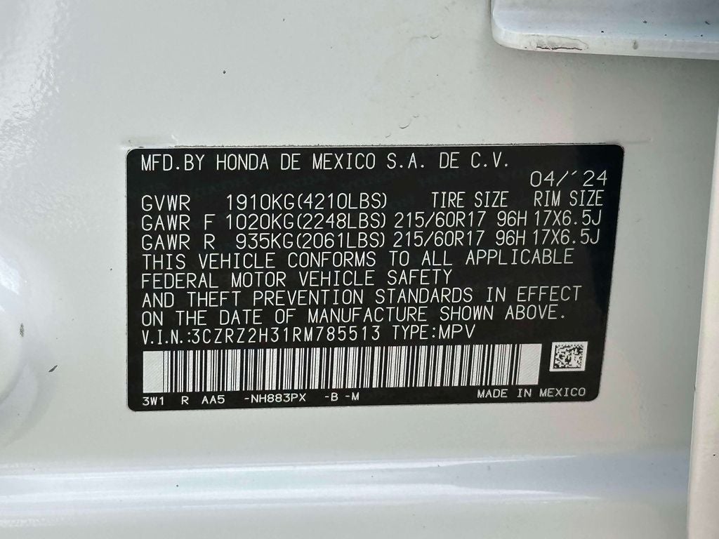 2024 Honda HR-V LX