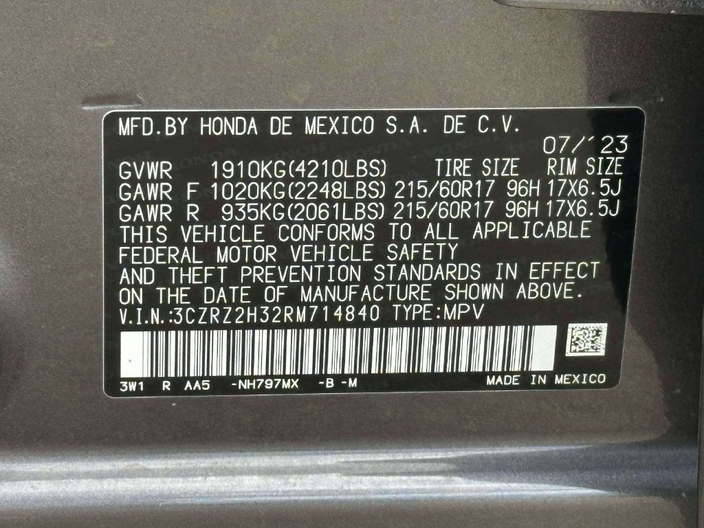 2024 Honda HR-V LX