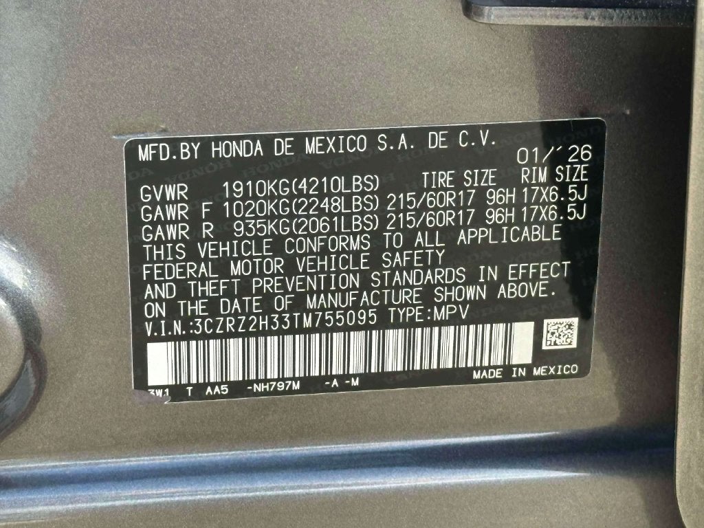 2026 Honda HR-V LX