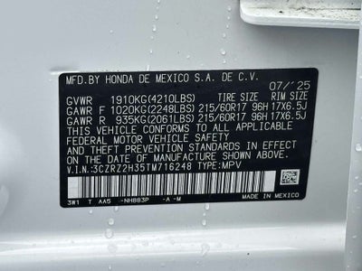 2026 Honda HR-V LX