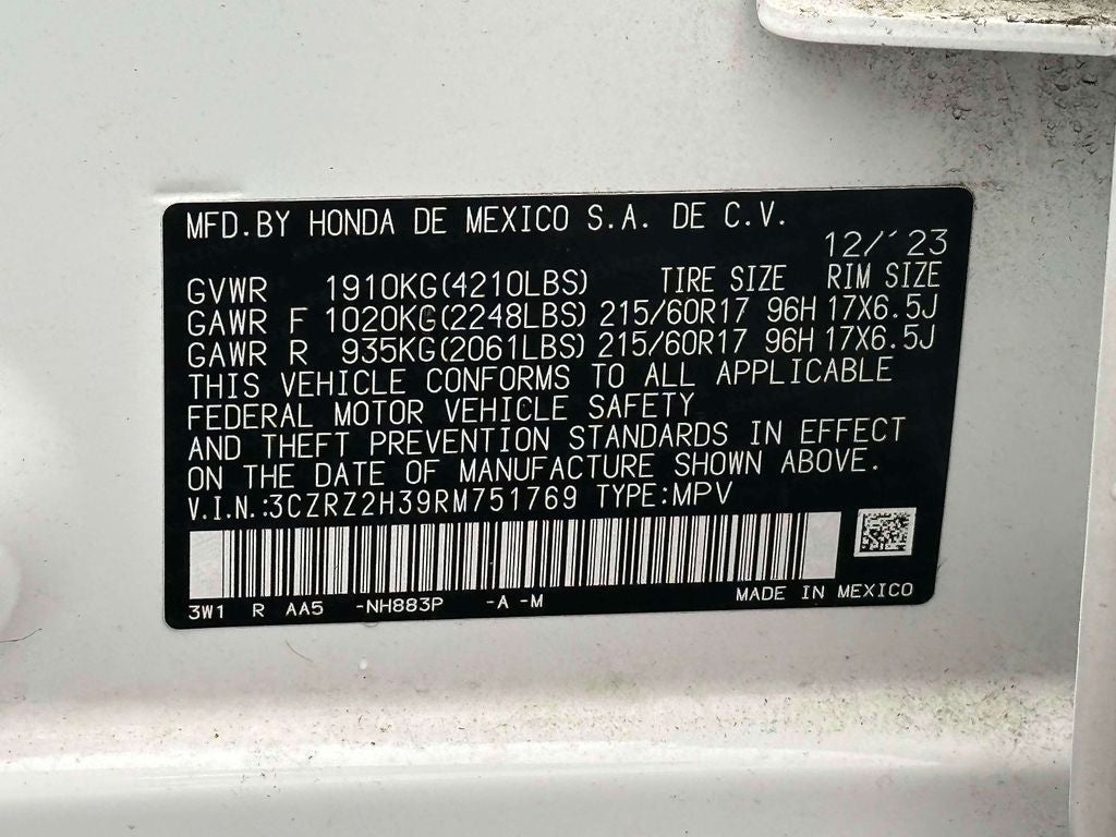 2024 Honda HR-V LX