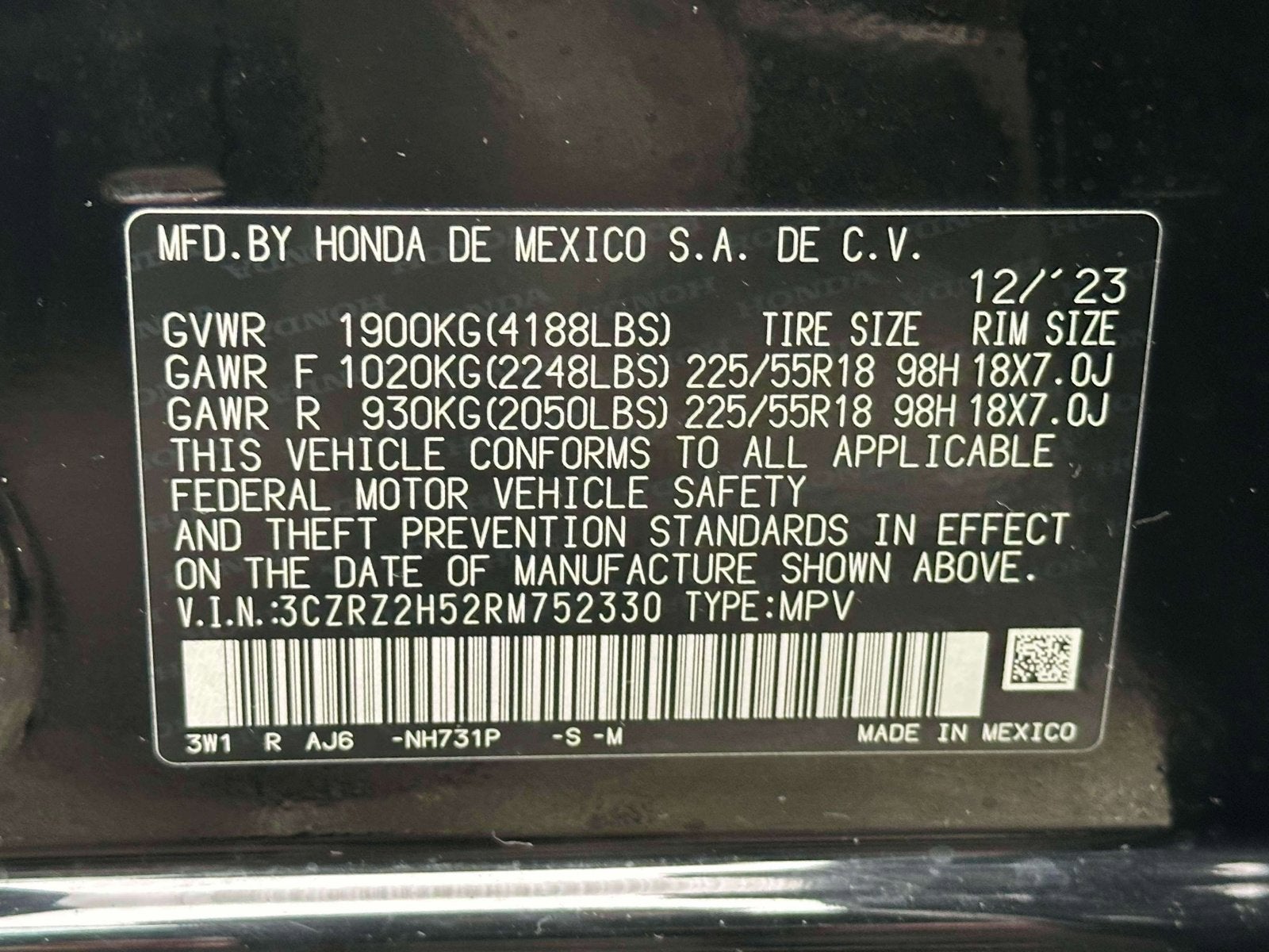 2024 Honda HR-V Sport