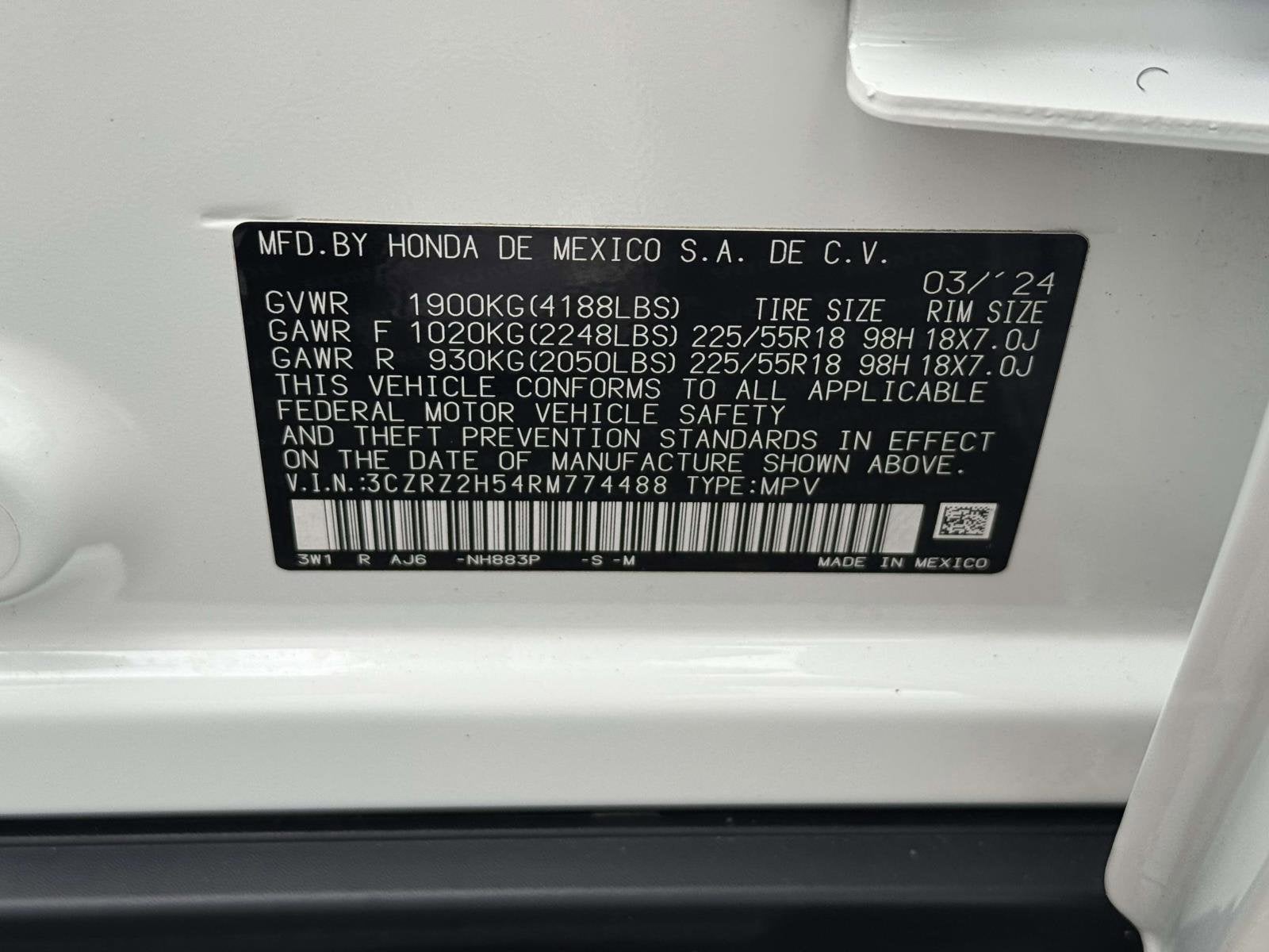 2024 Honda HR-V Sport