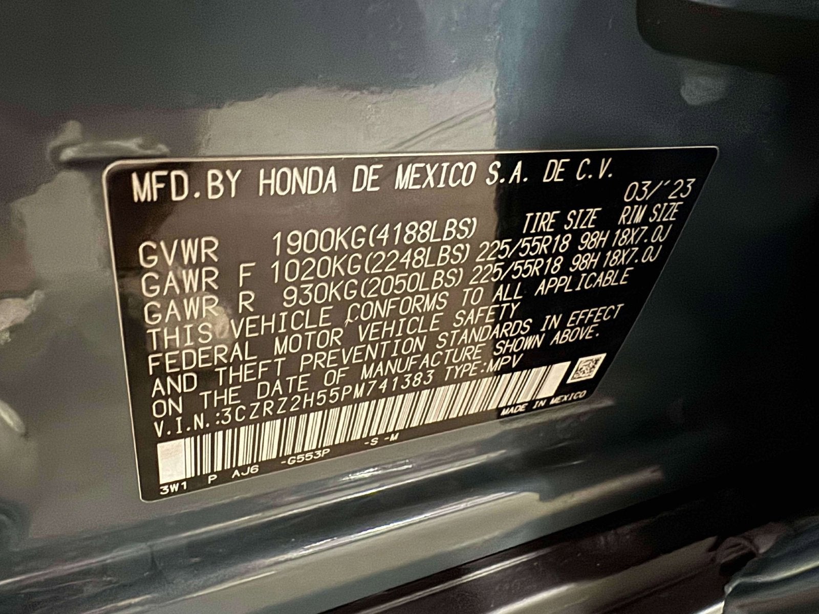 2023 Honda HR-V Sport