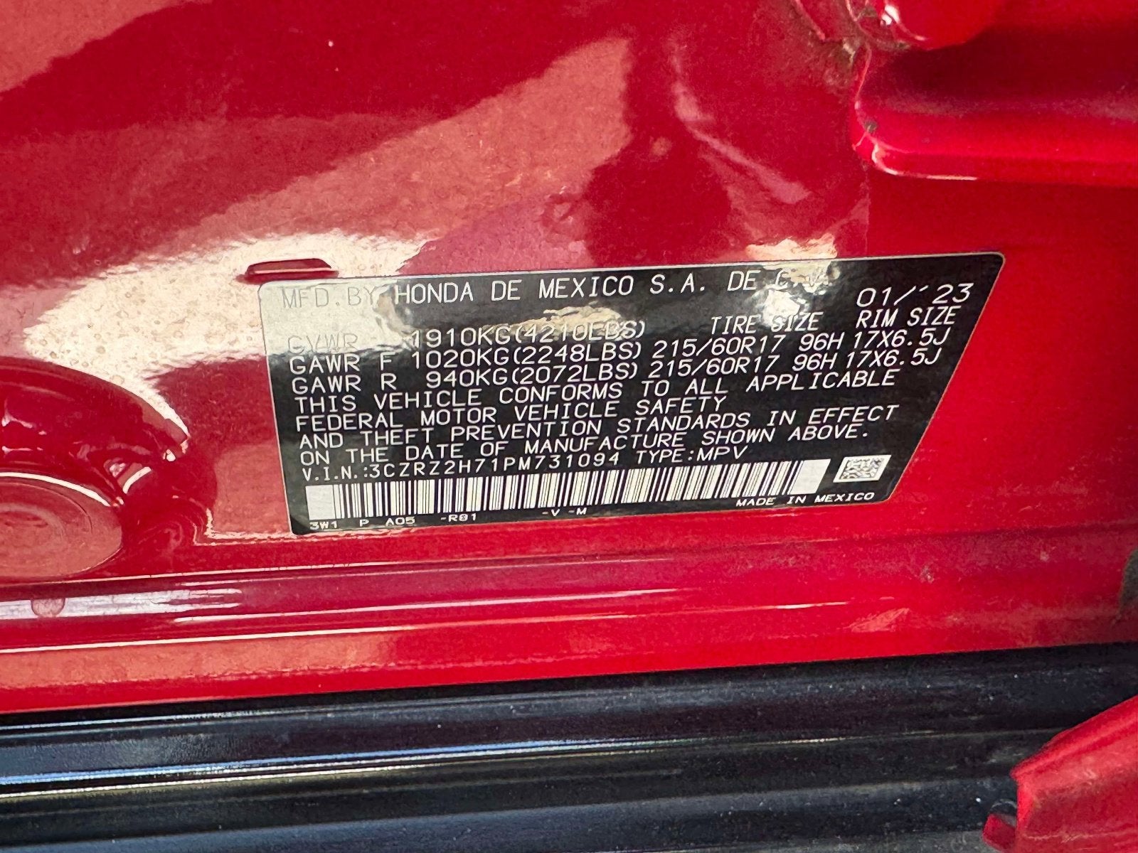 2023 Honda HR-V EX-L