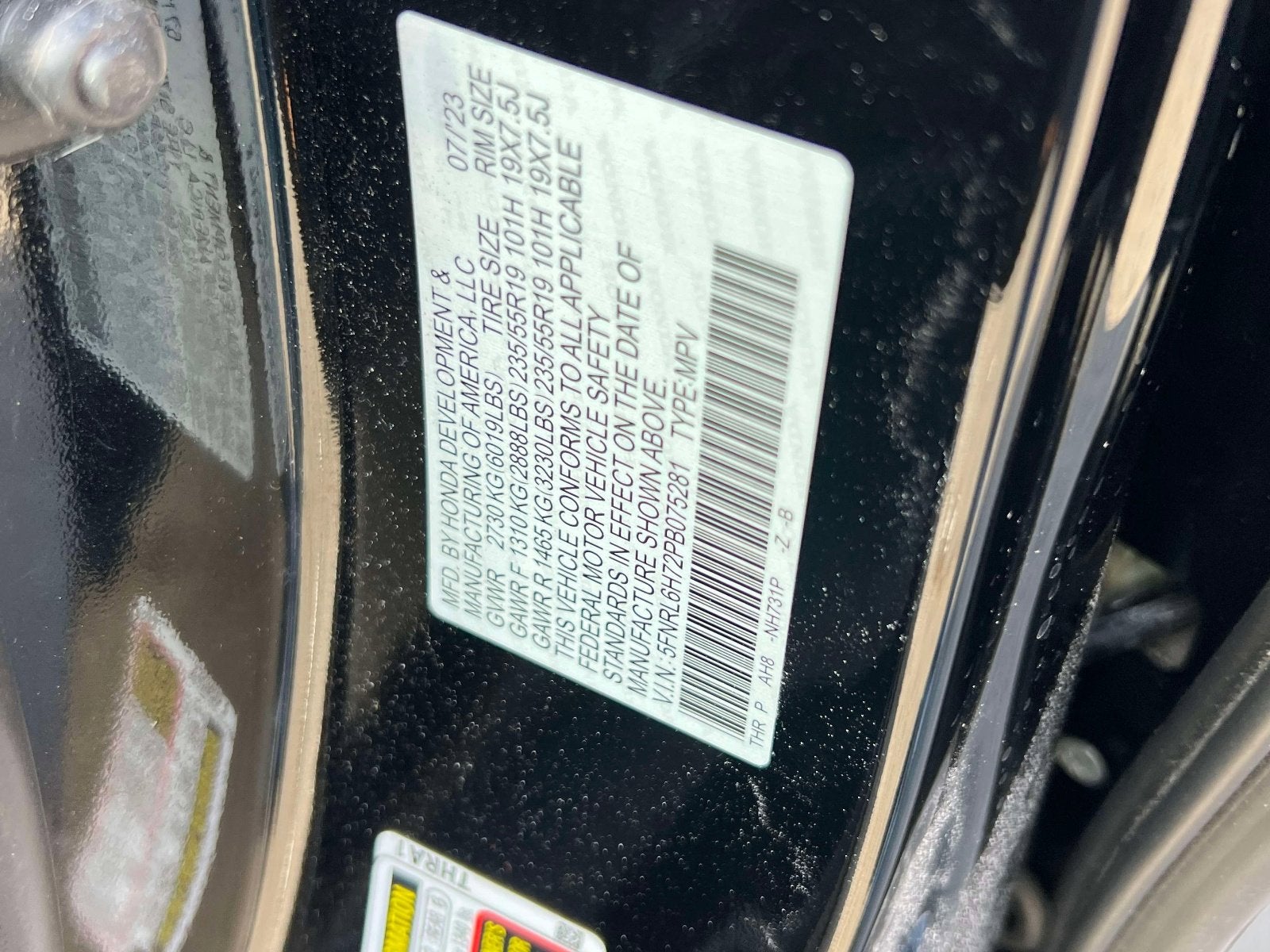 2023 Honda Odyssey Sport