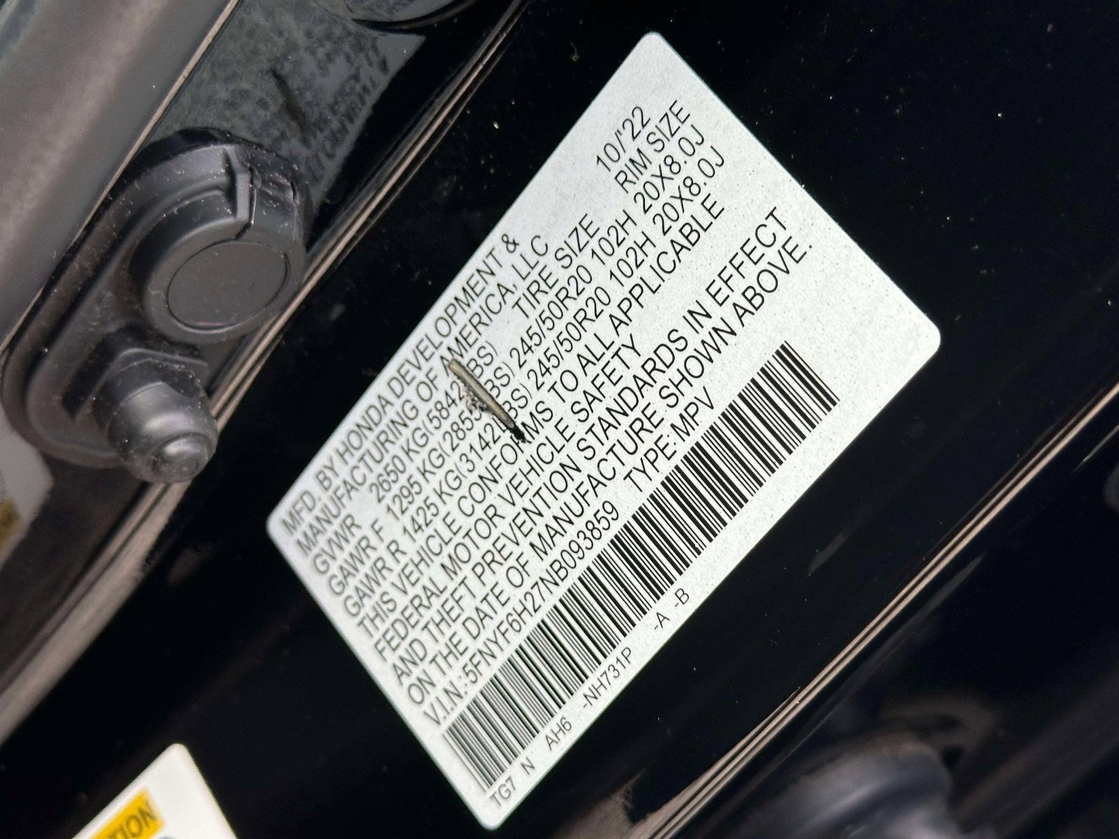 2022 Honda Pilot Special Edition