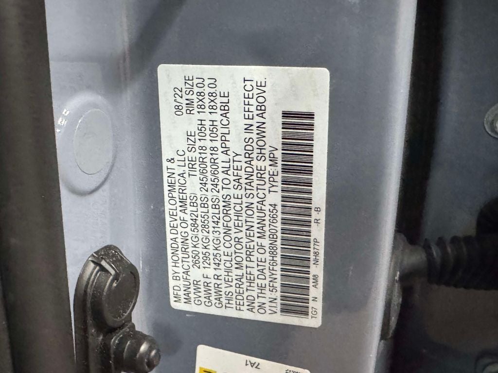2022 Honda Pilot TrailSport