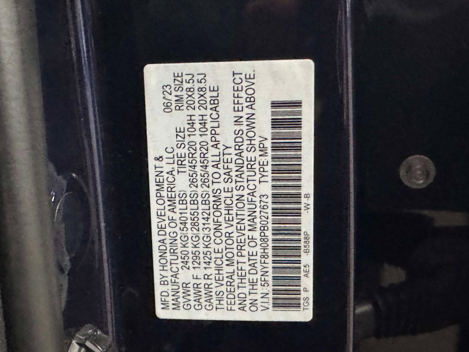 2023 Honda Passport Elite