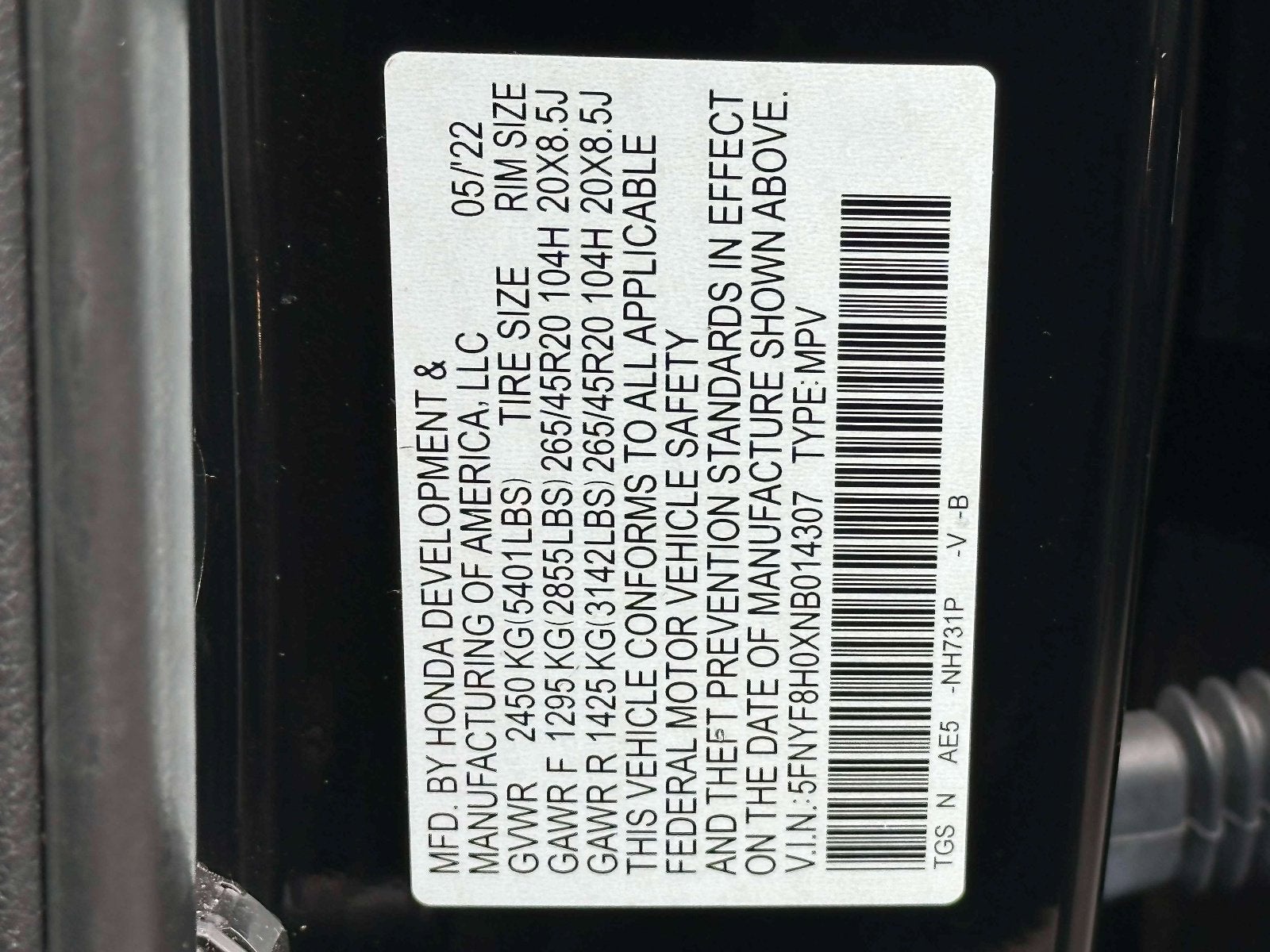 2022 Honda Passport Elite