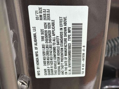 2021 Honda Passport EX-L