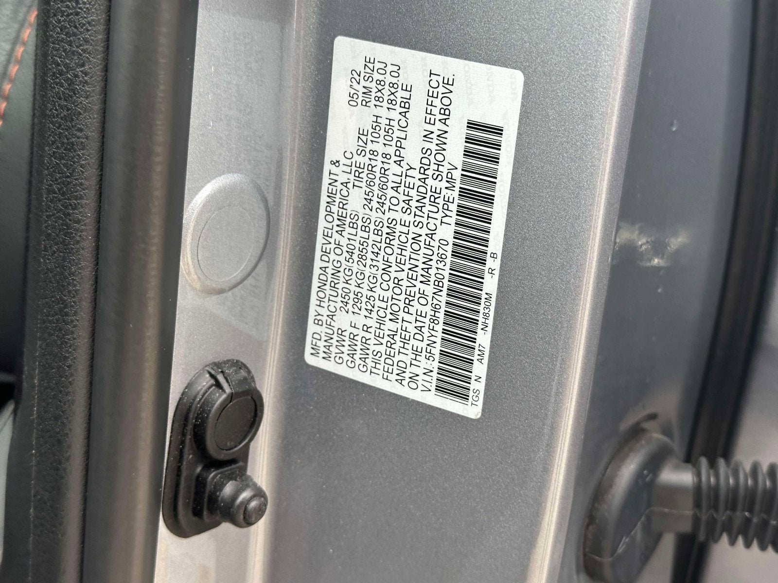 2022 Honda Passport TrailSport