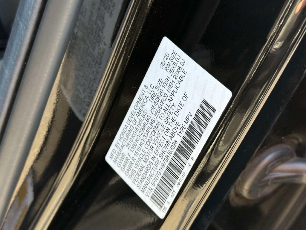2025 Honda Pilot Black Edition